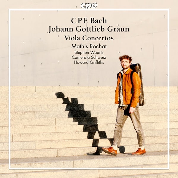 Mathis Rochat , Stephen Waarts, Howard Griffiths, Camerata Schweiz - Viola Concertos: Rochat(Va)Waarts(Vn)Griffiths / Camerata Schweiz +C.P.E.Bach - Import CD