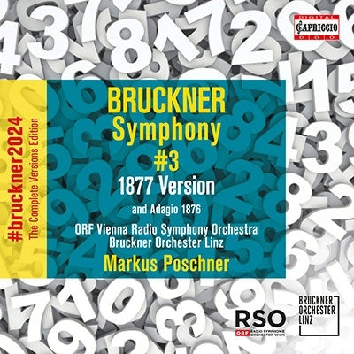 Markus Poschner、Vienna Radio Symphony Orchestra、Linz Bruckner Orchestra - Symphony No.3 -1877 Version, Adagio 1876 : Markus Poschner / Vienna Radio Symphony Orchestra, Linz Bruckner Orchestra - Import CD