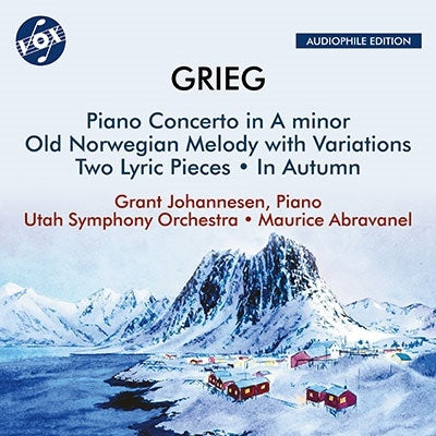 Maurice Abravanel, Utah Symphony Orchestra - Grieg: Piano Concerto, Old Norwegian Songs and Variations, etc. - Import CD