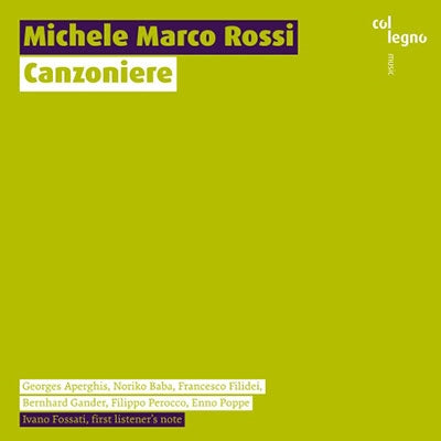 Michele Marco Rossi - Rossi - Canzoniere - Import CD