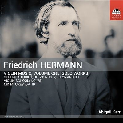 Abigail Karr - Friedrich Hermann:Violin Music Vol.1 Solo Works - Import CD