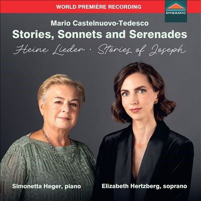 Elizabeth Hertzberg - Tedesco:Heine Lieder / Stories Of Joseph - Import CD