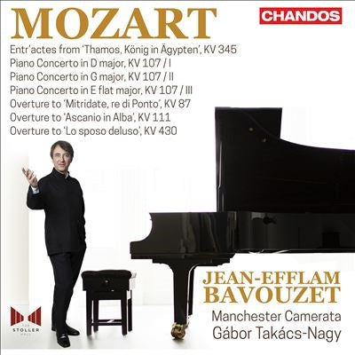 Jean-Efflam Bavouzet、Gabor Takacs-Nagy、Manchester Camerata - Mozart : Piano Concertos K.107, Overtures - Import CD