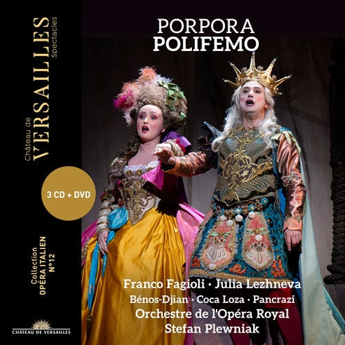 Stefan Plewniak、Chœur & Orchestre de l'Opera Royal、Franco Fagioli、Julia Lezhneva - Porpora:Polifemo(Dvd+3Cd) - Import 3 CD+DVD