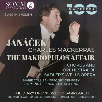 Charles Mackerras、Sadler’s Wells Opera Orchestra、Marie Collier、Gregory Dempsey - Janacek :The Makropulos Case (Engkish) - Import 2 CD
