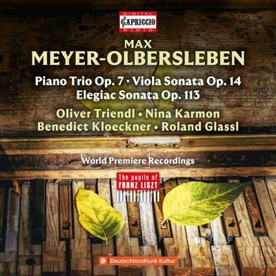 Oliver Triendl、Nina Karmon、Benedict Kloeckner、Roland Glassl - Meyer-Olbersleben, Max : Chamber Works: Triendl - Import CD