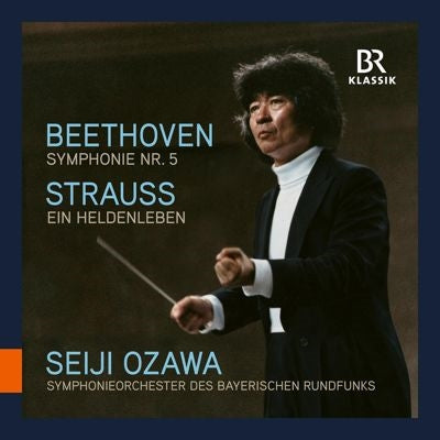 Seiji Ozawa - Beethoven Symphony No.5, R.Strauss Ein Heldenleben : Seiji Ozawa / Symphonie-Orchester des Bayerischen Rundfunks (1990 Live) - Import CD