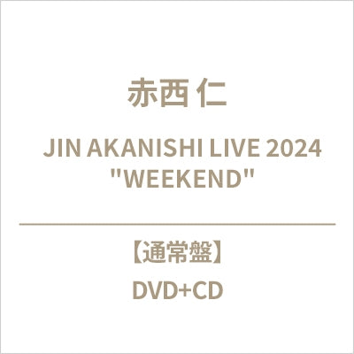 Jin Akanishi - Jin Akanishi Live 2024 "Weekend" - Japan DVD+CD