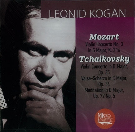 Leonid Kogan, Kirill Kondrashin, Vasily Nevolishin, Tomasz Joch, Aleksandr Gauk, Moscow Radio Symphony Orchestra - Leonid Kogan's Mozart & Tchaikovsky - Import CD