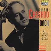 Gaspar Cassado - J.S.Bach: Cello Suites Nos. 1-6 - Import 2 CD