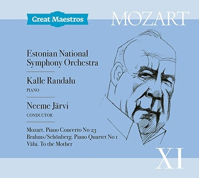 Neeme Jarvi - Mozart & Brahms: Piano Concerto 23 - Import CD