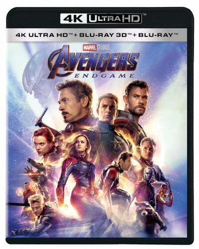 Movie - Avengers: Endgame - Japan 4K Ultra HD Blu-ray Disc+3D Blu-ray Disc+Blu-ray Disc