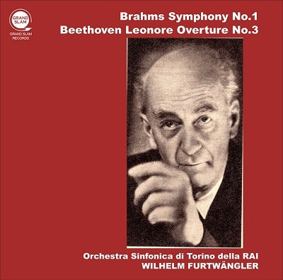 Wilhelm Furtwenger, Turin Italian Broadcast Symphony Orchestra - Brahms: Symphony No. 1, "Leonore" Overture No. 3 / ( Wilhelm Twangler & Orchestra Sinfonica Di Torino Della Rai) - Import CD