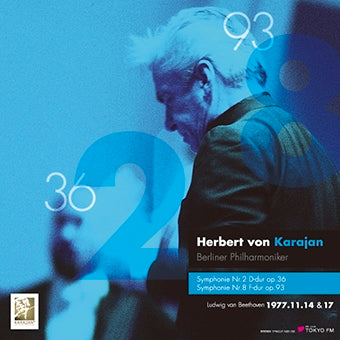 Herbert Von Karajan - Beethoven: Symphony No. 2 & No. 8 (Ludwig van Beethoven - Japan 2 LP Record Limited Edition