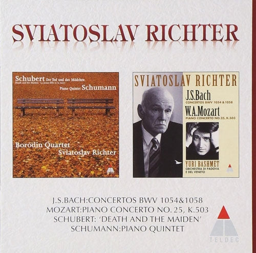 Sviatoslav Richter - J. S. Bach / Mozart: Piano Concerto, 3, 7, / Concerto, 25 - Japan 2 CD Limited Edition