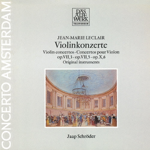 Jaap Schroder - Leclair: Violin Concertos - Japan CD