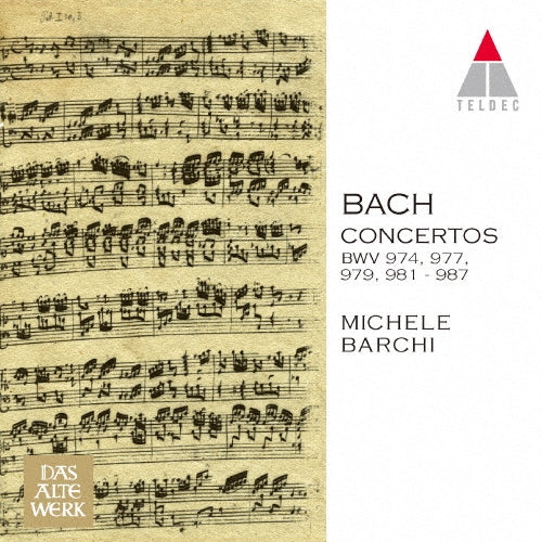Michele Barchi - Bach: Concertos Bwv 974.977.979.981-987 - Japan CD