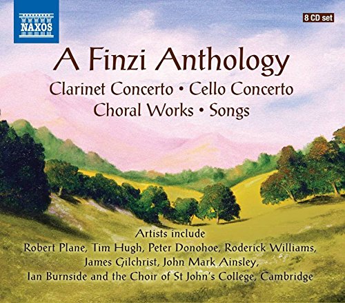 Finzi (1901-1956) - A Finzi Anthology -Concertos, Choral Works, Songs (8CD) - Import 8 CD Box