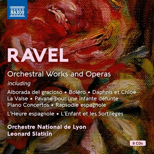 Leonard Slatkin、Lyon National Orchestra - Ravel:Orchestral Works And Operas - Import 8 CD Box Set
