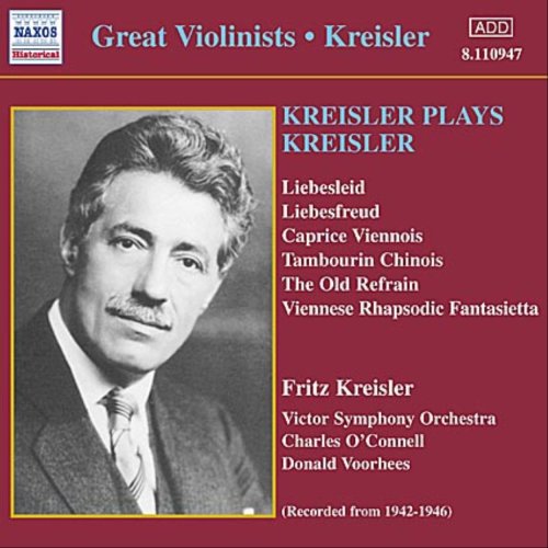 Kreisler (1875-1962) - Kreisler Plays Kreisler - Import CD
