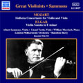 SAMMONS, HARTY, LPO, ETC - Mozart: Sinfonia Concertante for Violin & Viola; Elgar: Violin Sonata in E minor - Import CD