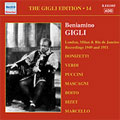 Beniamino Gigli - THE GIGLI EDITION VOL.14 -LONDON,MILAN & RIO DE JANEIRO RECORDINGS (1949/1951):BENIAMINO GIGLI(T)/ETC - Import CD