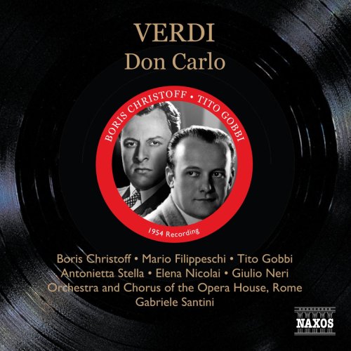 Verdi (1813-1901) - Don Carlo: Santini / Rome Opera Christoff Filippeschi Stella Gobbi - Import 3 CD