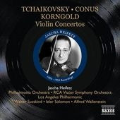 Jascha Heifetz - Violin Concertos - Tchaikovsky, J.Conus, Korngold, etc - Import CD