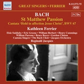 Kathleen Ferrier - The Great Singers/Kathleen Ferrier - J.S. Bach - Import 3 CD