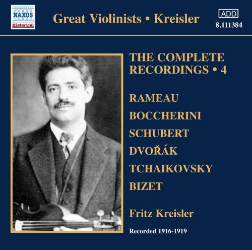Fritz Kreisler - Kreisler Complete Recordings Vol.4 (1916-1919) - Import CD