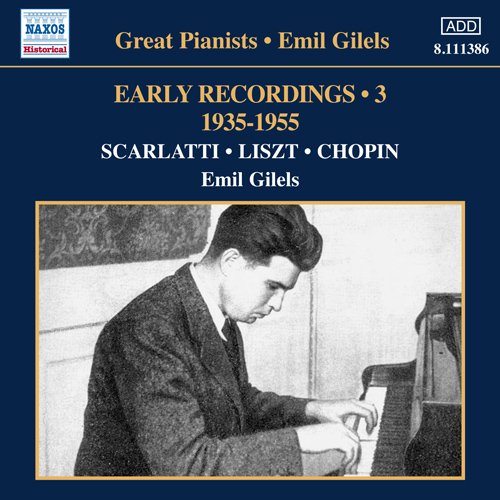 Emil Gilels - Emil Gilels Early Recordings Vol.3 (1935-1955) - Import CD