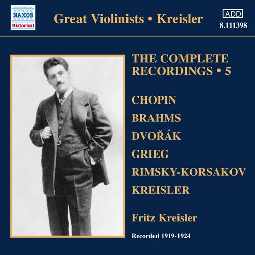 Fritz Kreisler - Fritz Kreisler Complete Recordings Vol.5 (1919-1924) - Import CD