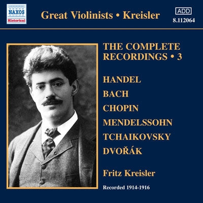 Fritz Kreisler - Victor Talking Machine Company, London 1914-1916 - Import CD