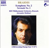 Alexander Rahbari - Brahms: Sym No.2, Serenade.2 - Import CD
