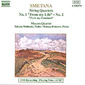 Smetana (1824-1884) - String Quartet.1, 2: Moyzes.q +from My Homeland: 西崎崇子(Vn)franova(P) - Import CD