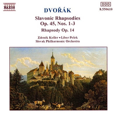 Libor Pesek, Zdenek Kosler - Dvorak: Slavonic Rhapsodies, Op.45, Nos.1-3; Rhapsody in A minor, Op.14 - Import CD