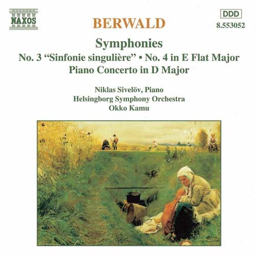 Berwald (1796-1868) - Sym.3, 4, Etc: Kamu / Helsinkborg.so - Import CD