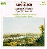 Kalman Berkes - Krommer: Clarinet Concertos / Berkes, Esterhazy Sinfonia - Import CD