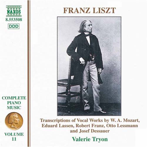 Liszt (1811-1886) - Complete Piano Works Vol.11-transcrptions Of Vocal Works: Tryon - Import CD