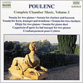 Francois Chaplin, Guy Touvron, Alexandre Tharaud (Pf), Jacques Mauger, Ronald Van Spaendonck, Herve Joulain, Andre Moisan, Laurent Lefevre - Poulenc: Complete Chamber Music Vol 3 - Import CD