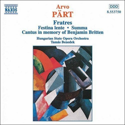 Part, Arvo (1935-) - Fratres: Benedek / Hungarian State Opera O - Import CD