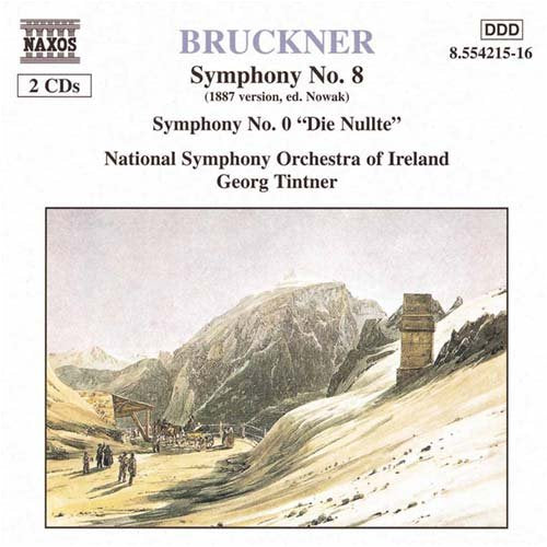 Bruckner (1824-1896) - Symphony No.8(1887 version), No.0 : Georg Tintner / Ireland National Symphony Orchestra (2CD) - Import 2 CD