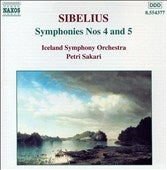 Petri Sakari - Sibelius: Symphonies 4 & 5 - Import CD
