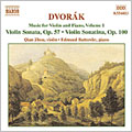 ZHOU, BATTERSBY - Dvorak : Violin Sonata op 57, Violin Sonatina op 100 / Zhou Qian, E. Battersby - Import CD