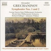 Johannes Wildner, Richard Edlinger - Grechaninov: Symphony no 1 & 2 / Wildner, Edlinger, et al - Import CD