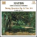 Kodaly Quartet - Haydn : String Quartets Op. 3, Nos. 3 - 6 / Kodaly Quartet - Import CD