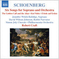 Philharmonia Orchestra - Schoenberg: 6 Songs Op.8, Friede auf Erden Op.13, 6 Pieces Op.35, etc / Robert Craft(cond), Philharmonia Orchestra, Jennifer Welch-Babidge(S), etc - Import CD