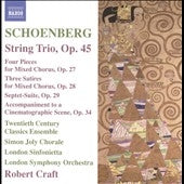 London Symphony Orchestra - Schoenberg: String Trio Op.45, etc - Import CD