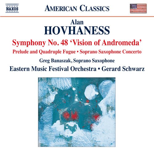 Hovhaness(1911-2000) - Sym, 48, Soprano Saxophone Concerto, Etc: Schwarz / Eastern Music Festival O Banaszak(Sax) - Import CD