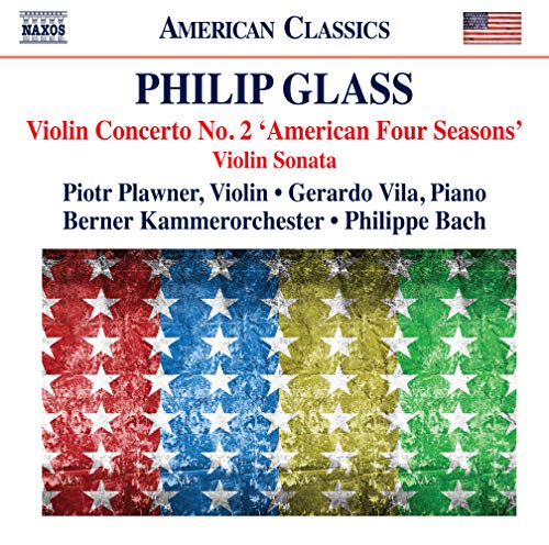 Glass, Philip (1937-) - Violin Concerto, 2, : Plawner(Vn)P.bach / Bern Co +violin Sonata: G.vila(P) - Import CD